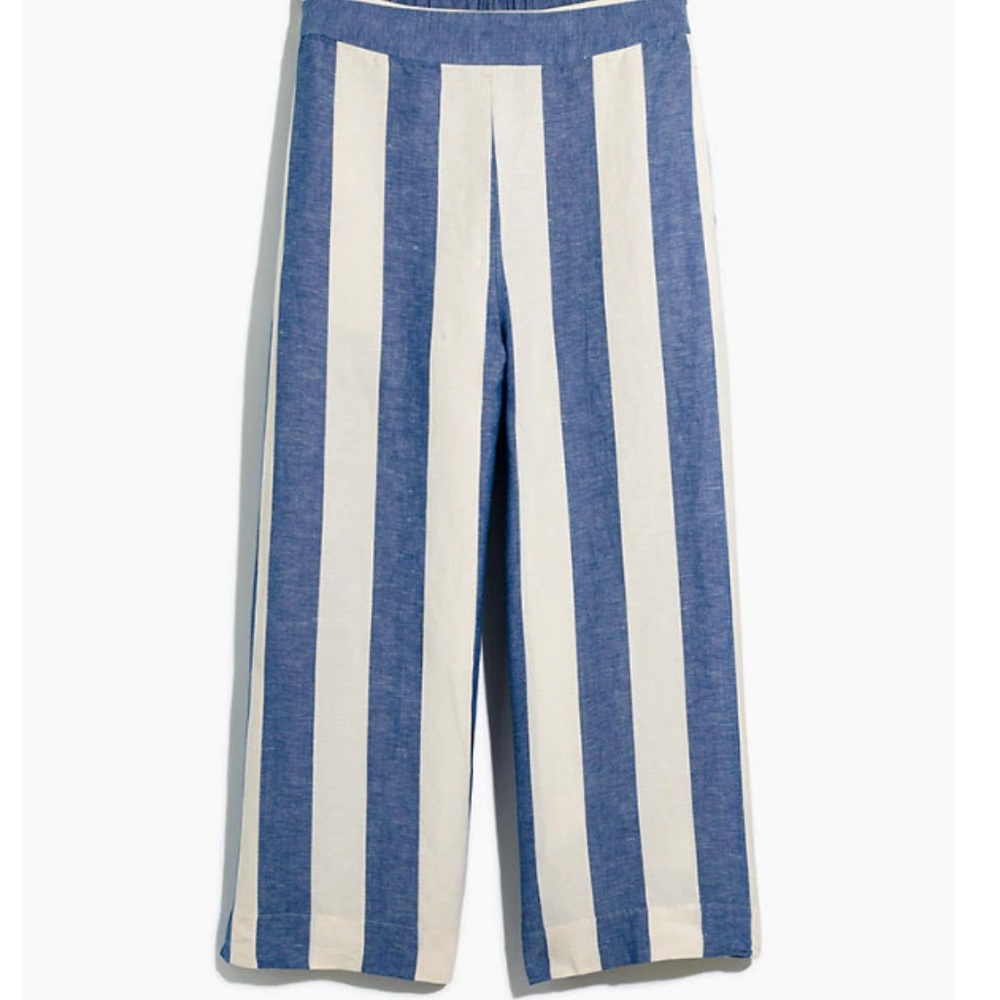 Brand New Madewell Striped Linen Pants (Size M)